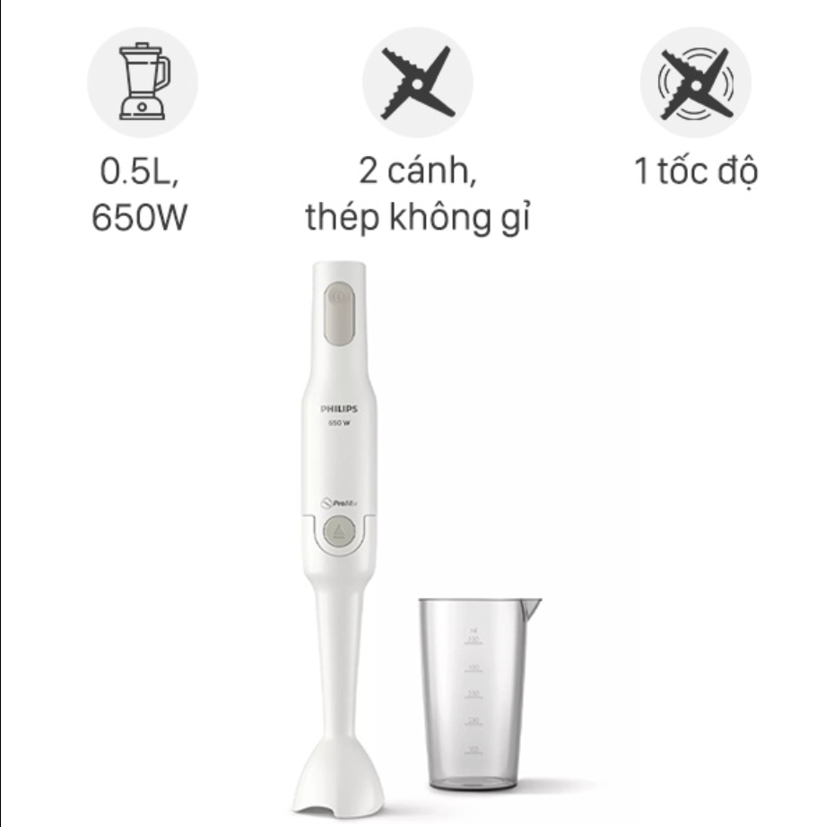 Máy Xay Sinh Tố Cầm Tay Philips HR2531/00