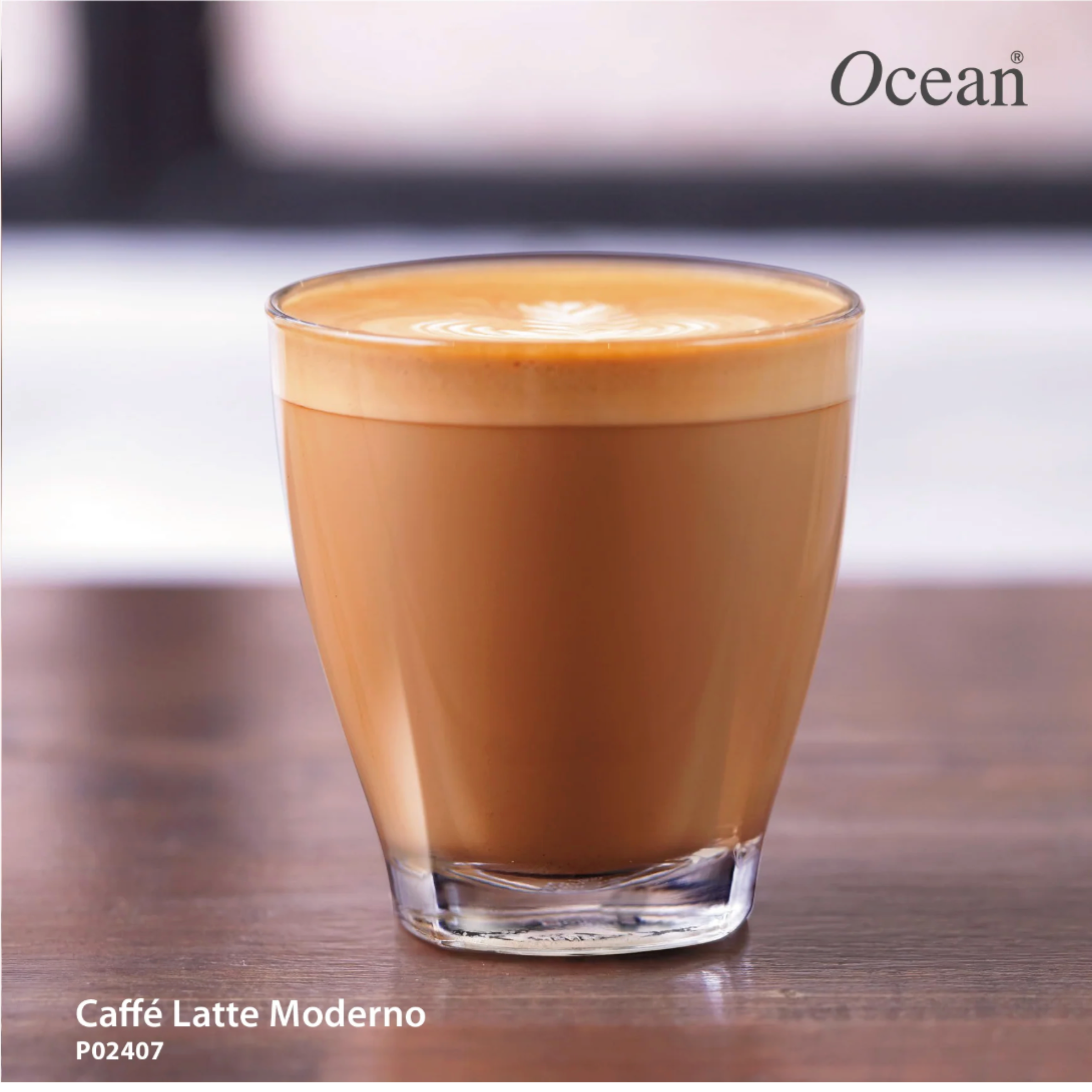 Ly Thủy Tinh Ocean Caffe Latte Moderno P02407