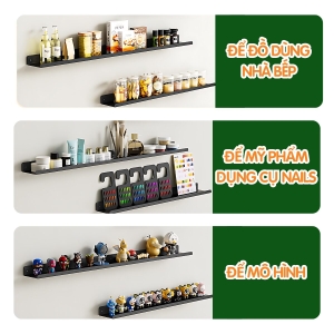 Kệ treo tường sắt sơn tĩnh điện cao cấp Dola Home