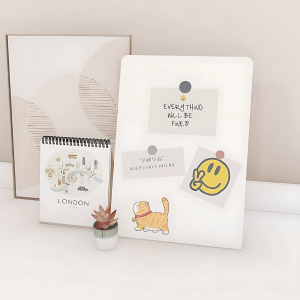 Bảng viết học tập kim loại đính nam châm từ tính Dola Home