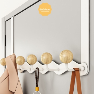 Móc treo cửa nút gỗ tròn Dola Home