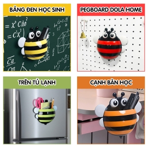 Hộp bút nam châm Bee hình ong dễ thương Dola Home