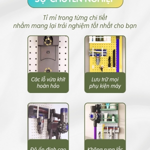 Bảng lỗ Pegboard máy hút bụi