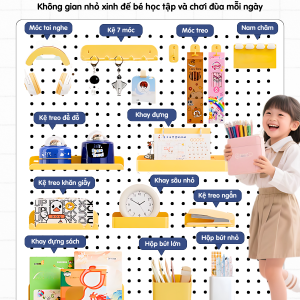 Pegboard cho bé học tập Dola Home