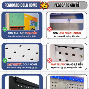 Bảng Lỗ Pegboard móc U vách ngăn văn phòng, cửa sổ