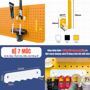Combo phụ kiện bảng lỗ | Chỉ dành cho Pegboard Dola Home