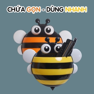Hộp bút nam châm Bee hình ong dễ thương Dola Home
