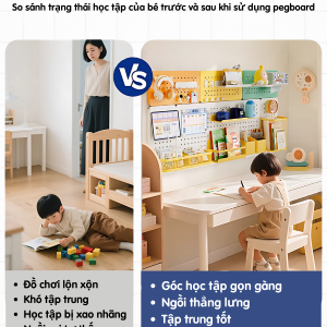 Pegboard cho bé học tập Dola Home
