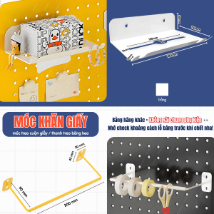 Combo phụ kiện bảng lỗ | Chỉ dành cho Pegboard Dola Home
