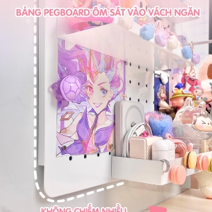 Bảng Lỗ Pegboard móc U vách ngăn văn phòng, cửa sổ