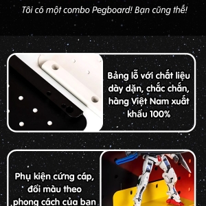 Combo Pegboard treo tường - GH