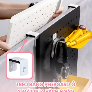 Bảng Lỗ Pegboard móc U vách ngăn văn phòng, cửa sổ