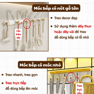 Móc treo tường 9 móc và 11 nút vòng cung Dola Home