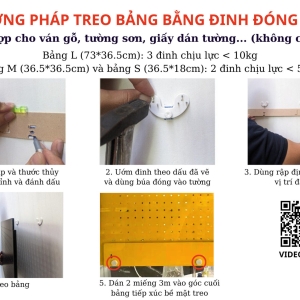 Combo Pegboard treo tường - TL5