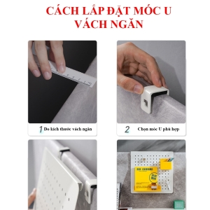 Combo Pegboard móc U vách ngăn - UL2