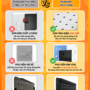 Combo Pegboard Decor – T2