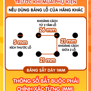 Khay đựng mica | Phụ kiện chỉ dành cho Pegboard Dola Home