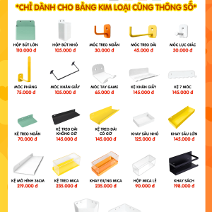 Combo Pegboard treo tường - TL5