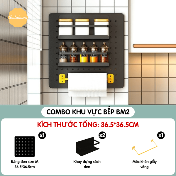 Combo Pegboard khu vực bếp - BM2