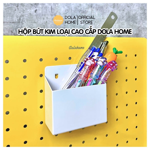 Hộp đựng bút kim loại | Phụ kiện chỉ dành cho Pegboard Dola Home