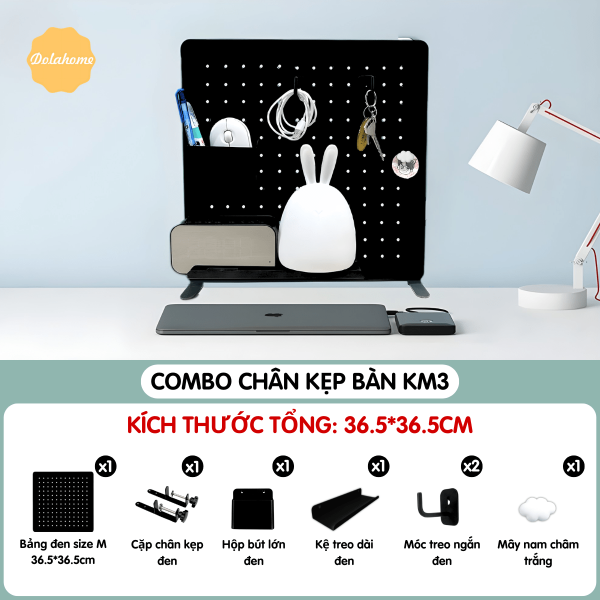 Combo Pegboard kẹp bàn - KM3
