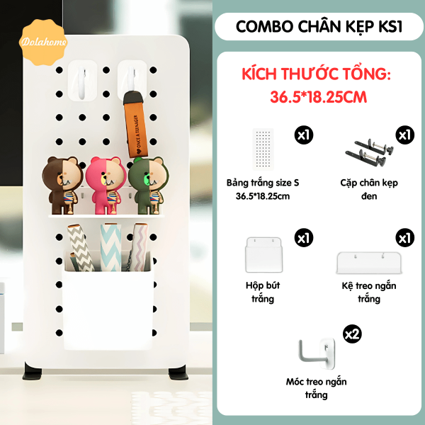 Combo Pegboard kẹp bàn - KS1