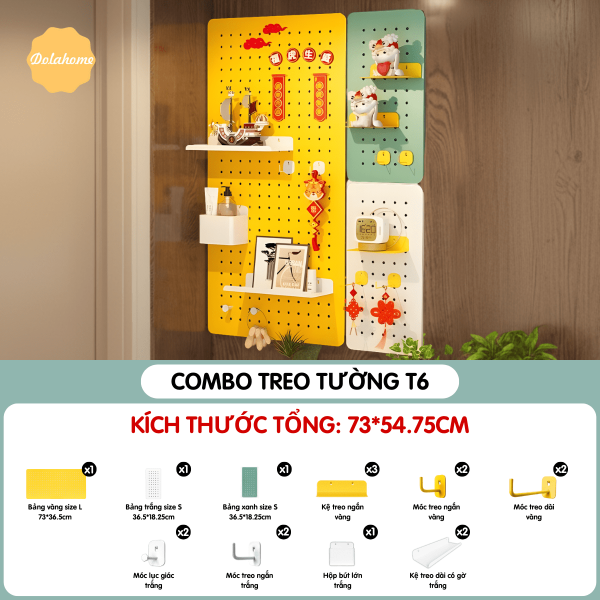 Combo Pegboard Decor - T6