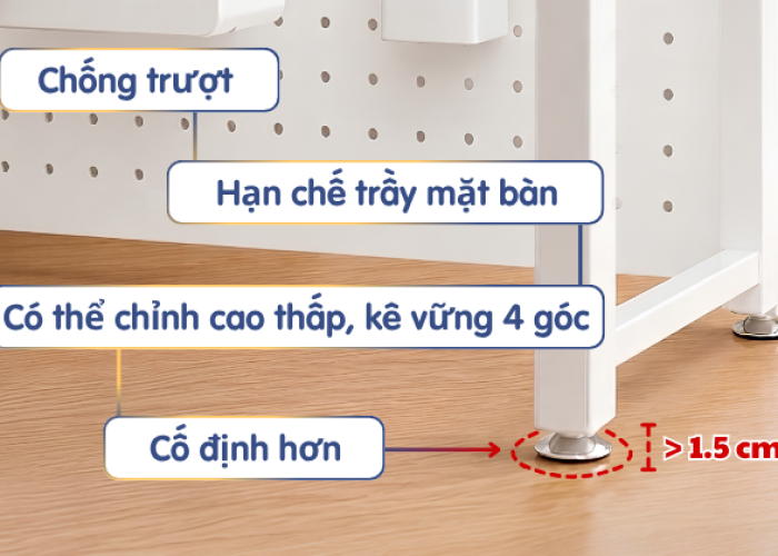Vững chắc trên mọi bề mặt