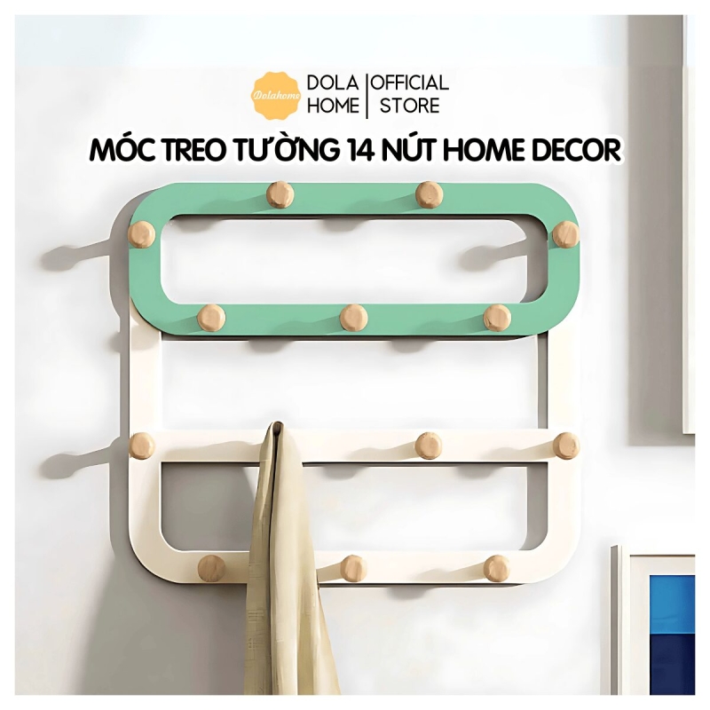 Móc treo tường 14 nút Dola Home