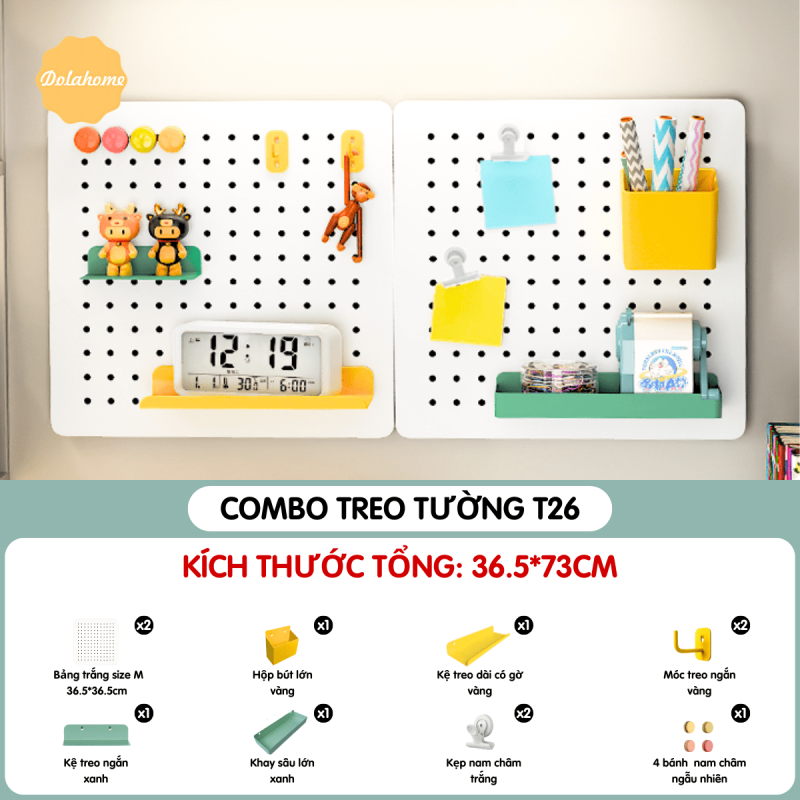 Combo Pegboard Decor - T26